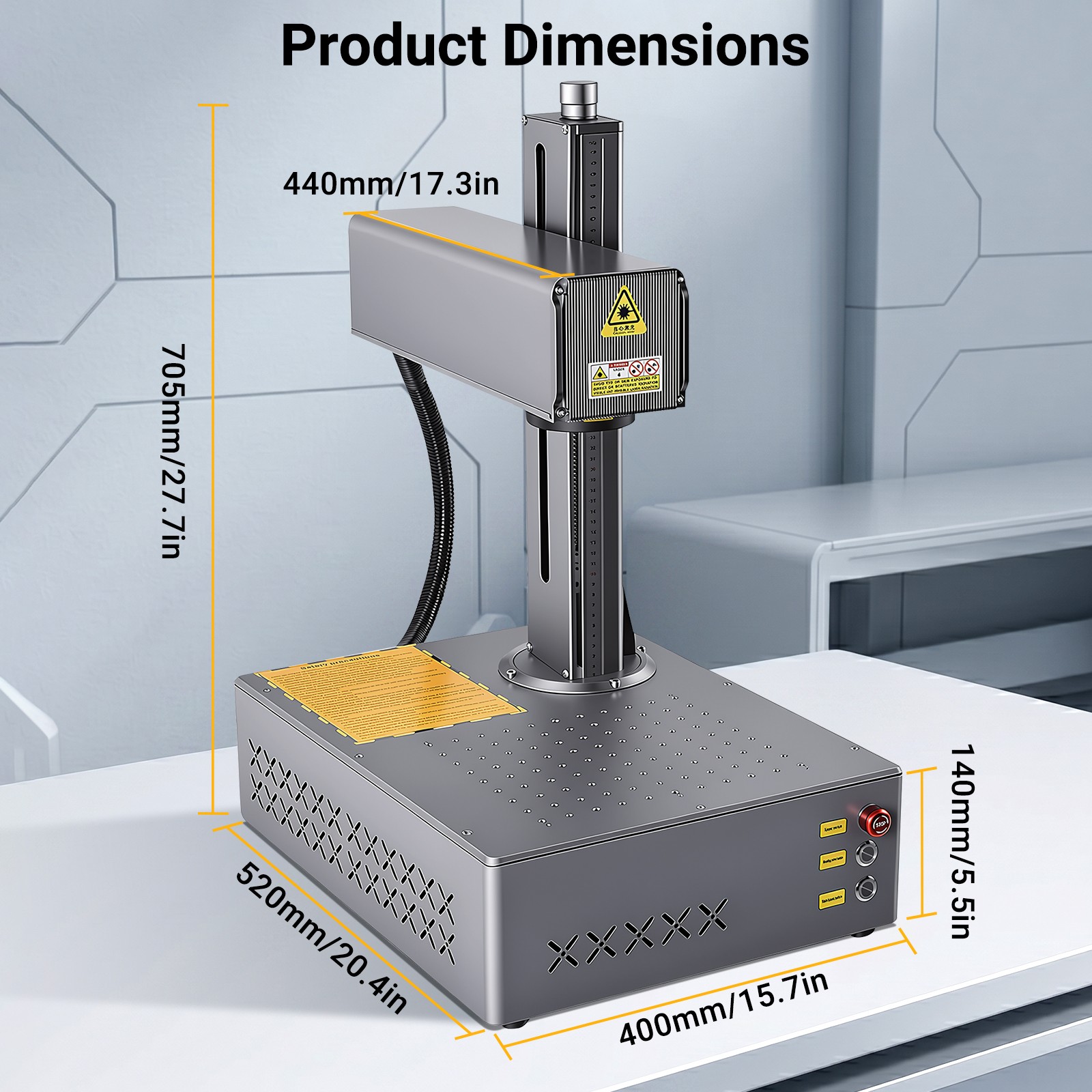 60W Portable JPT Mopa Auto Focus Fiber Laser Marking Machine Marker Engraver