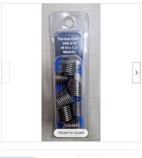 PERMA-COIL 206-310 M10 X 1.5 METRIC THREAD INSERT MADE IN USA!