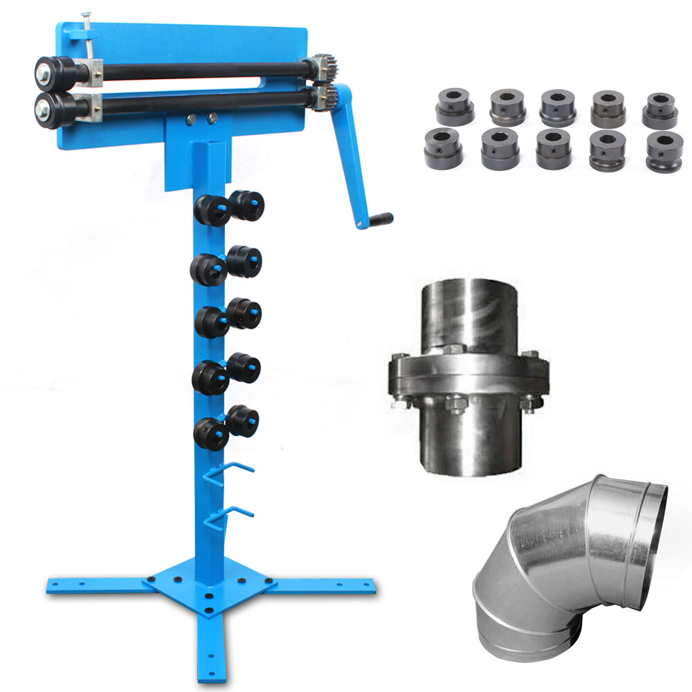 New Manual Bender Bead Roller Sheet Metal Bending Machine 6 Pairs Profile Roller