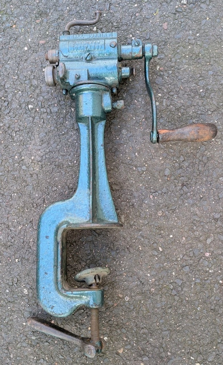 Vintage Peck Stow & Wilcox PEXTO Bead Roller Machine Sheet Metal Tool