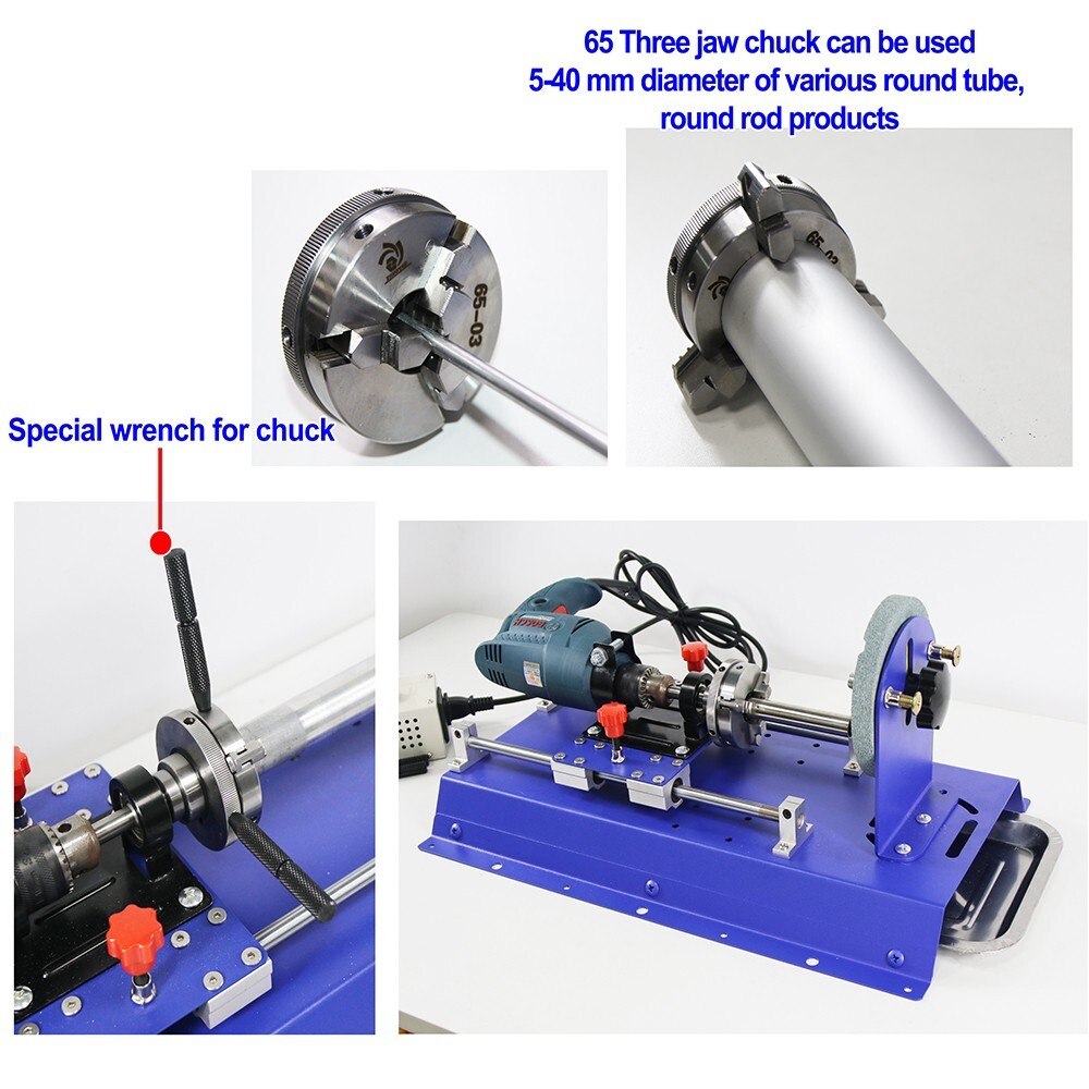 INTBUYING® TJ10 Small Metal Pipe Rod Multifunctional Processing Machine Industry