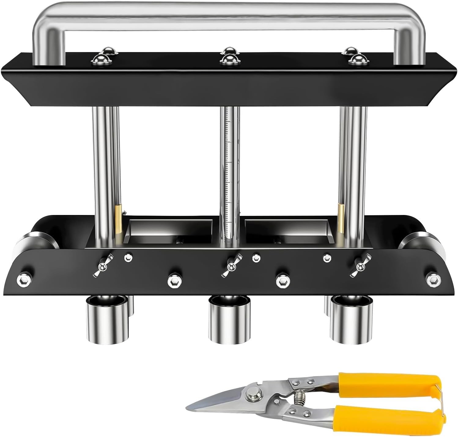 Hand Sheet Metal Edge Roller Bender Roofing Tool & Snip for Making Folding Edges