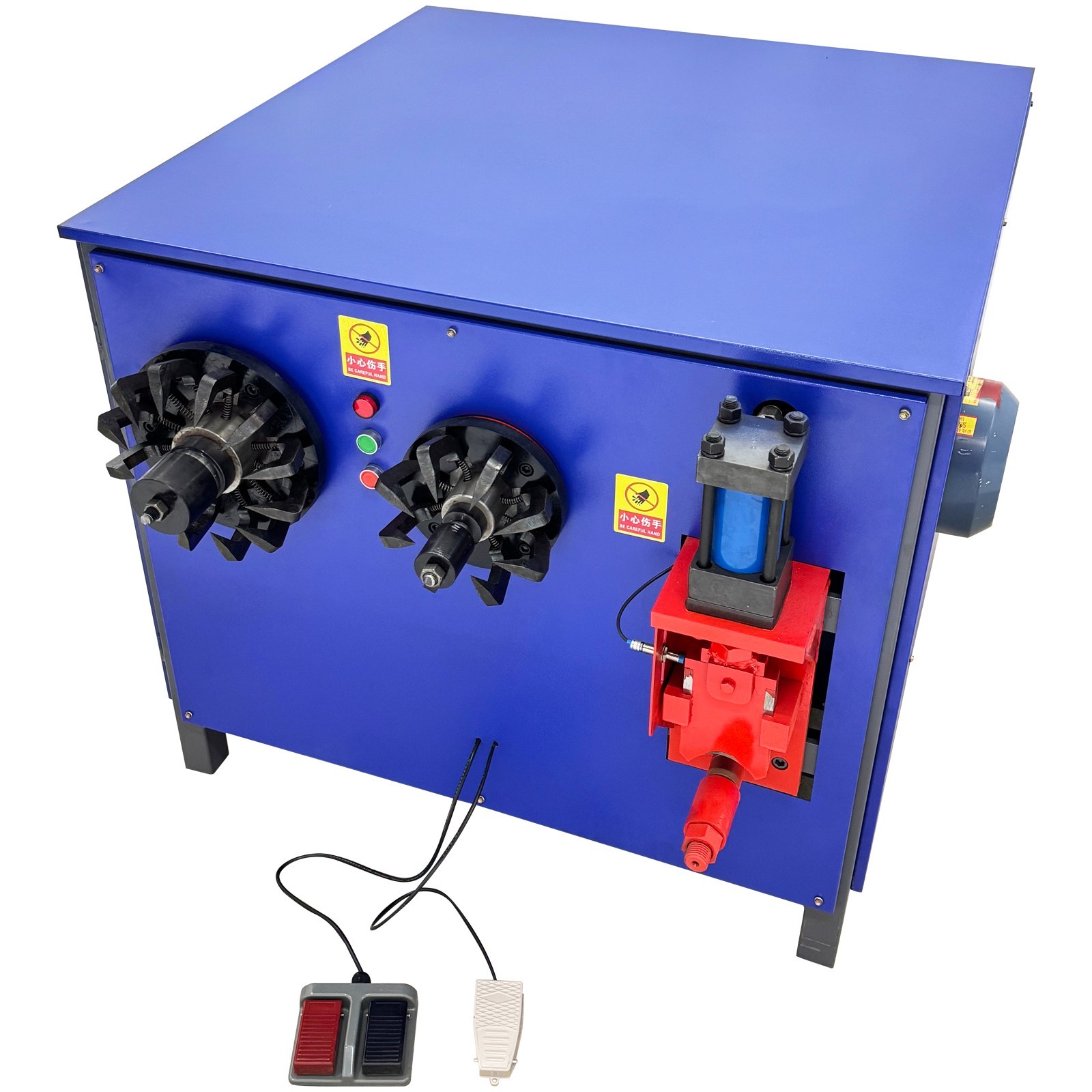 Dual-Head Hydraulic Motor Stator Copper Puller 220V Heavy Duty Recycling Machine