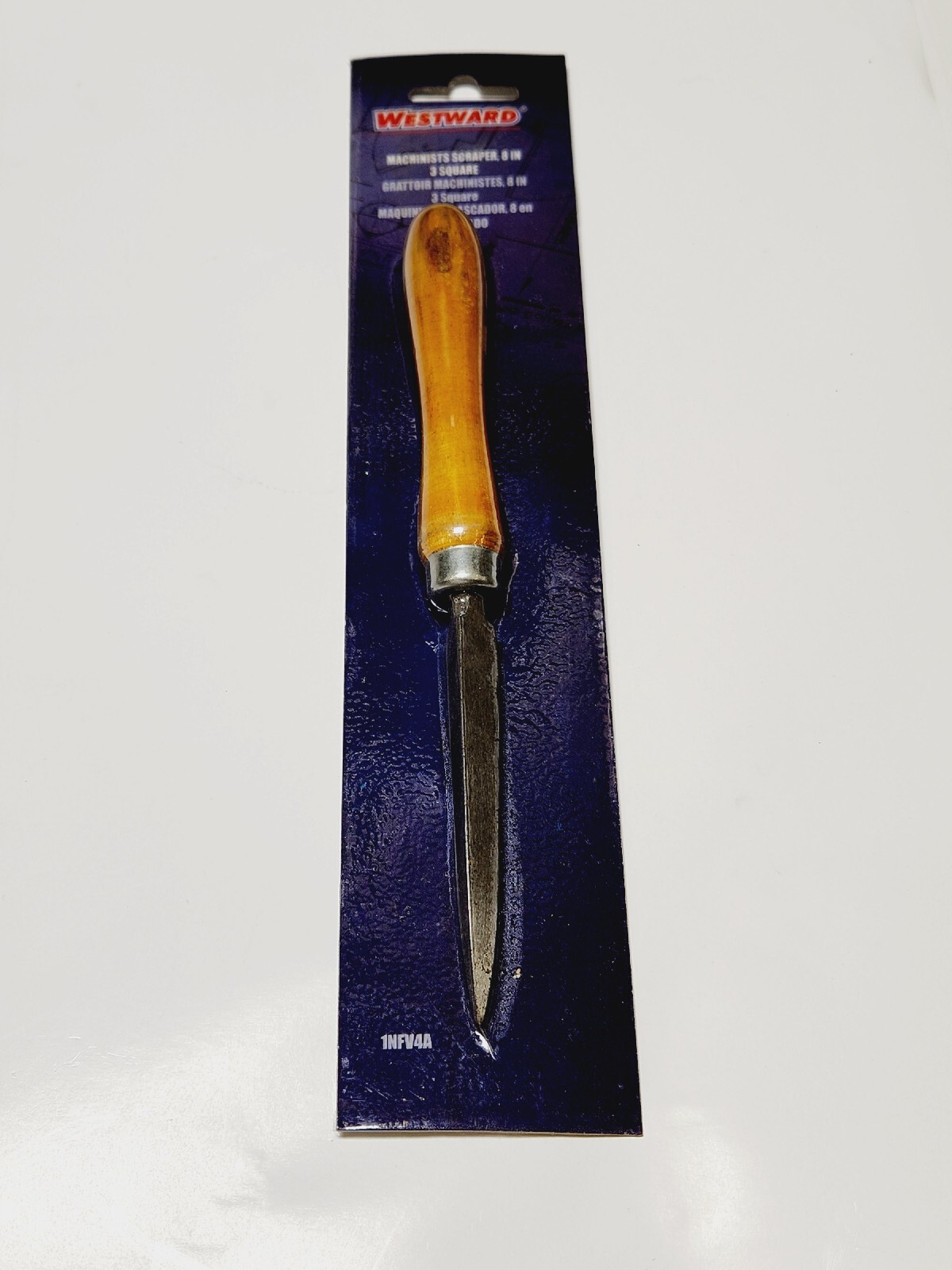 Westward Machinists Scraper 8″ 3 Square taper