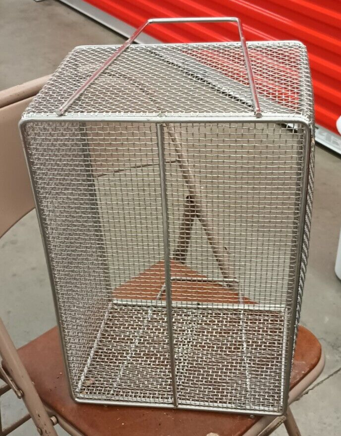 Parts Washing Basket MARLIN STEEL WIRE PRODUCTS Stainless Steel Mesh 12x18x12