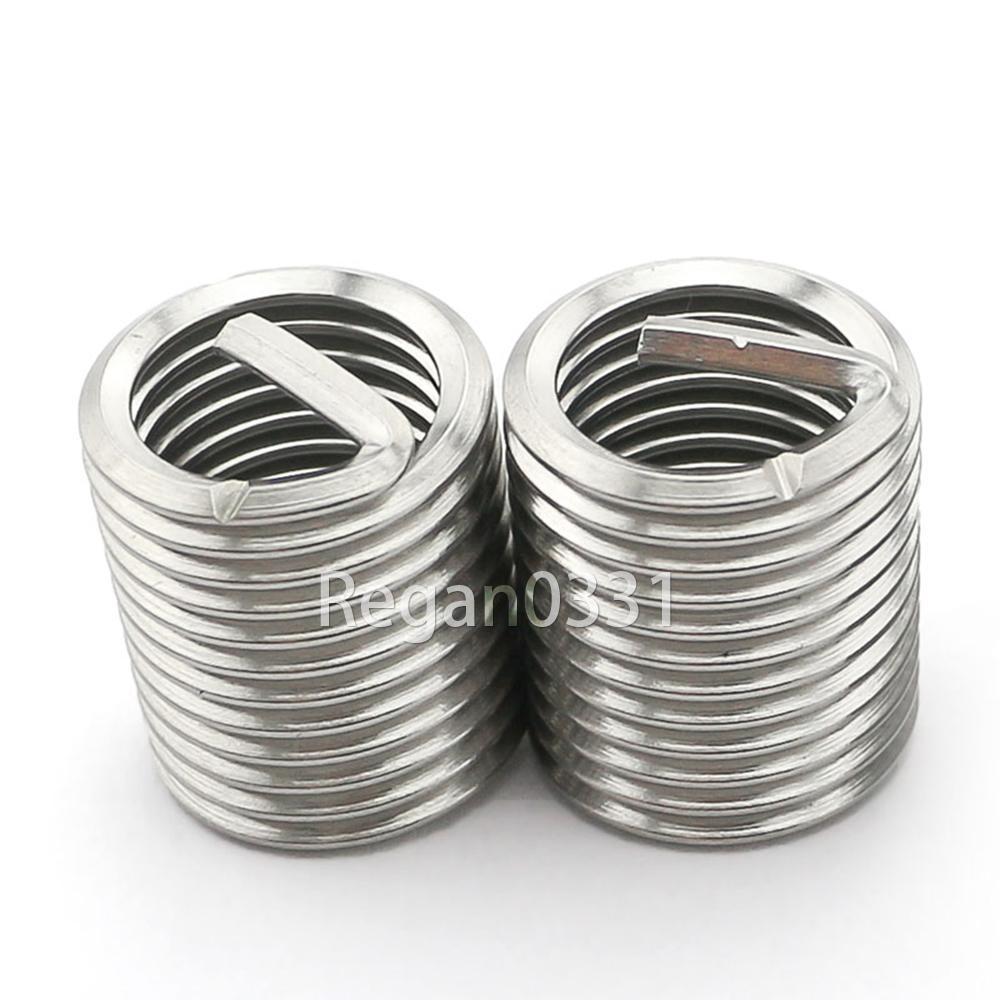 60pcs M3 M4 M5 M6 M8 M10 M12 Stainless Steel Thread Repair Insert Kit