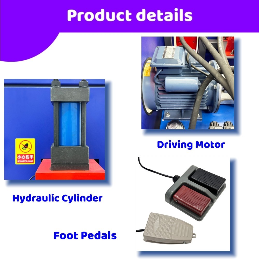Dual-Head Hydraulic Motor Stator Copper Puller 220V Heavy Duty Recycling Machine