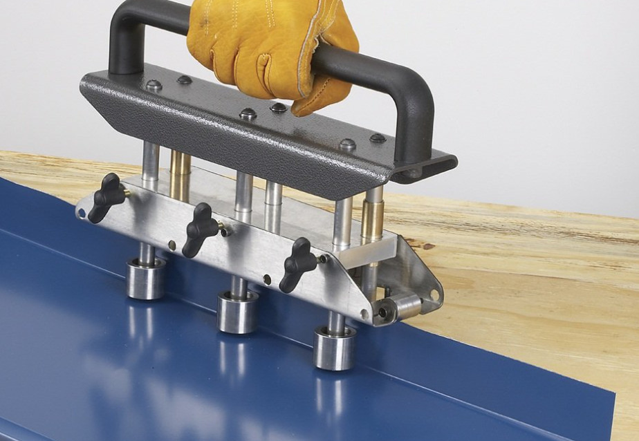Three-Station Edge Bending Machine Metal Sheet Bending Drip Edge Forming Tool