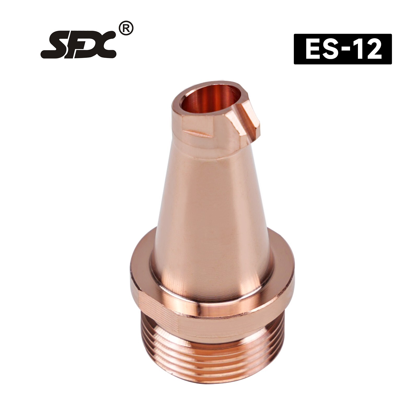 5Pcs ES-12 Laser Welder Nozzle Copper Tip 38mm for Fiber Laser Welding Machine