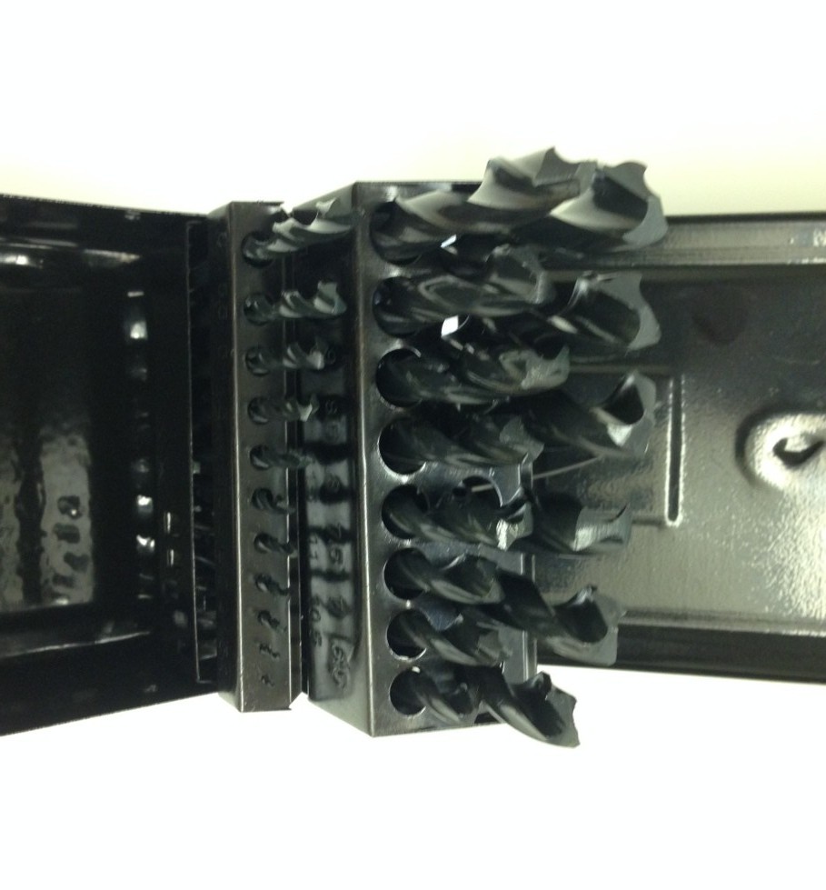 25 PIECE 1-13MM X .5MM HIGH SPEED STEEL METRIC JOBBER DRILL SET (5000-0007)
