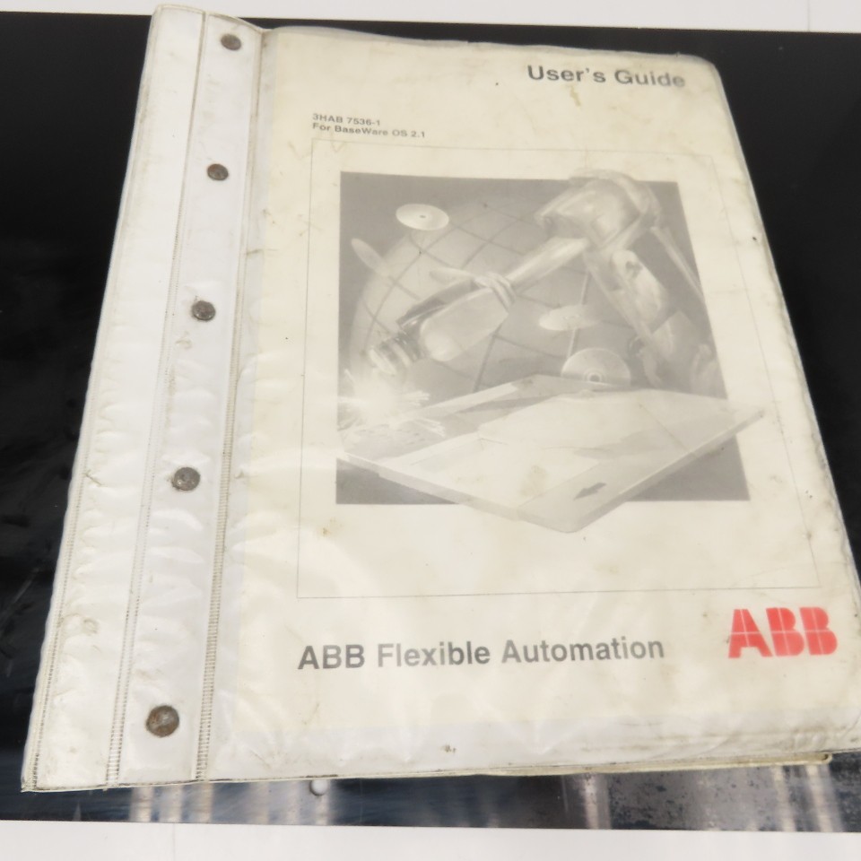 ABB 3HAB7536 Automation BaseWare OS 2.1 Basic Operation Programming Manual