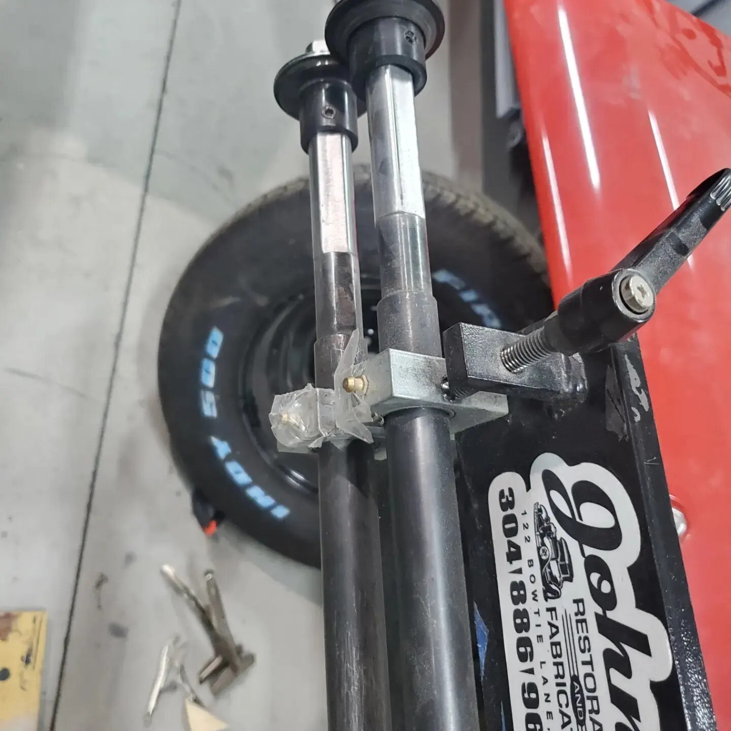 22mm Delrin bead roller Stencil Dies. Eastwood Woodward Fab Harbor Freight