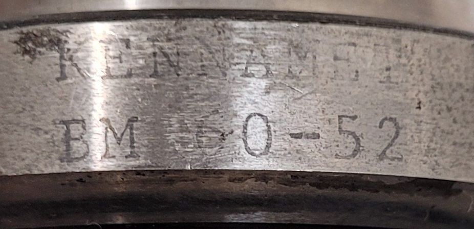 KENNAMETAL ERICKSON BM60-52 – End Mill Holder – CAT 40
