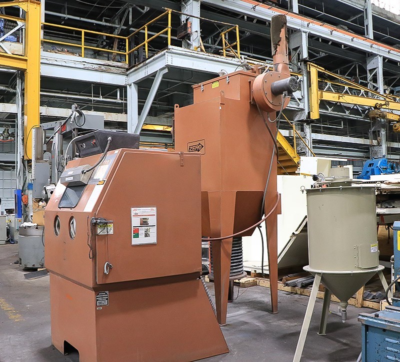50″ W 43″ H Zero Blast BNP220, SUCTION TYPE, RPH-2R COLLECTOR, RECLAIMER BLAST C