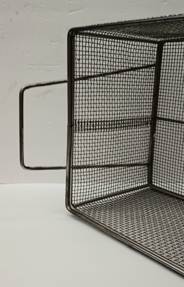 Parts Washing Basket MARLIN STEEL WIRE PRODUCTS Stainless Steel Mesh 12x18x12