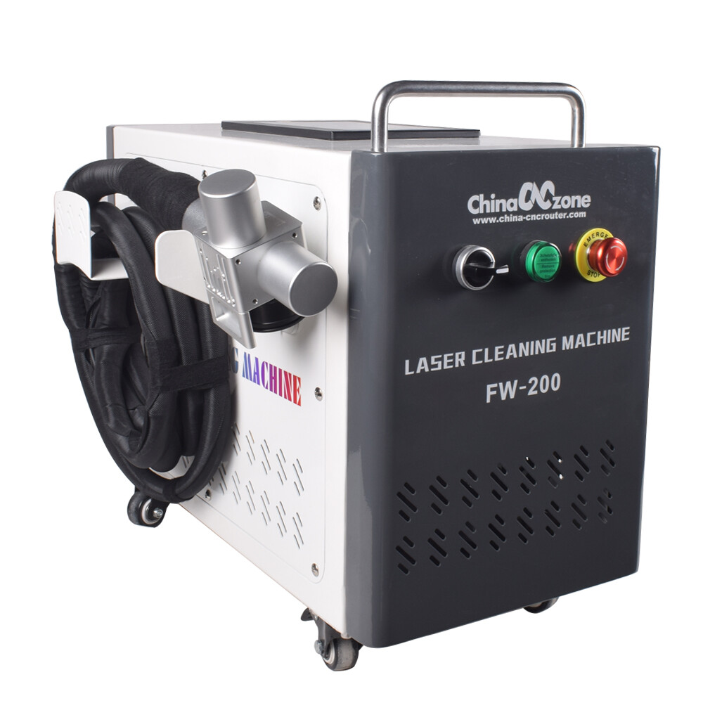 JPT 500W Pulse Laser Cleaning Machine For Wood Vehicle Parts Rust Paint Removal