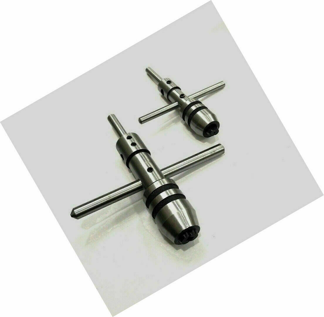 2 Pcs Pilot Spindle Tap Wrench Capacity 1/16″ Inch To 1/2″ Inch 1.5mm To 12 mm