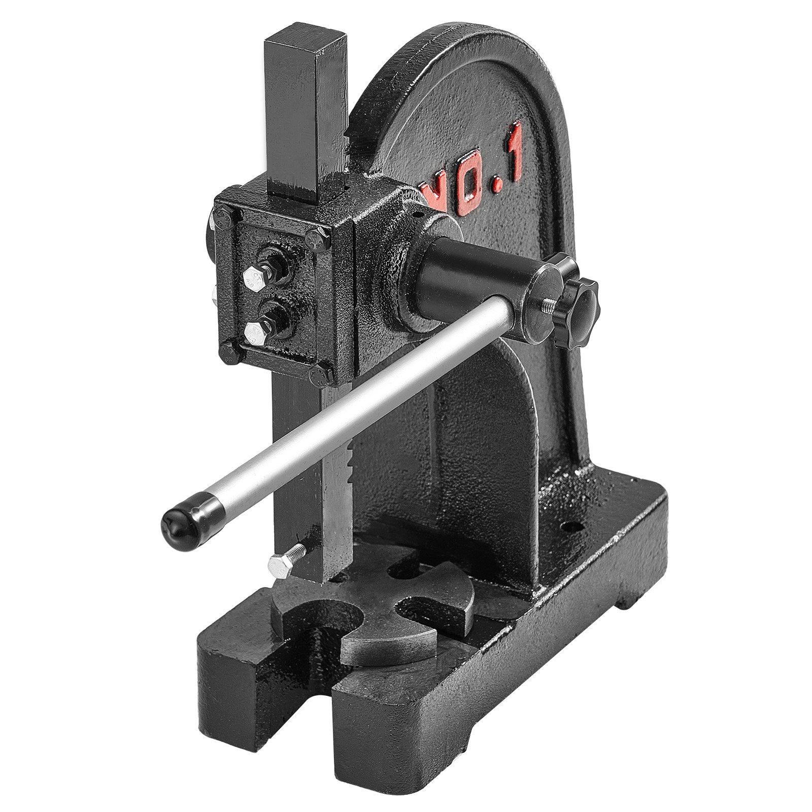 Uimoso Arbor Press 1 Ton Manual Desktop Press Lever Mountable Bearings Cast Iron