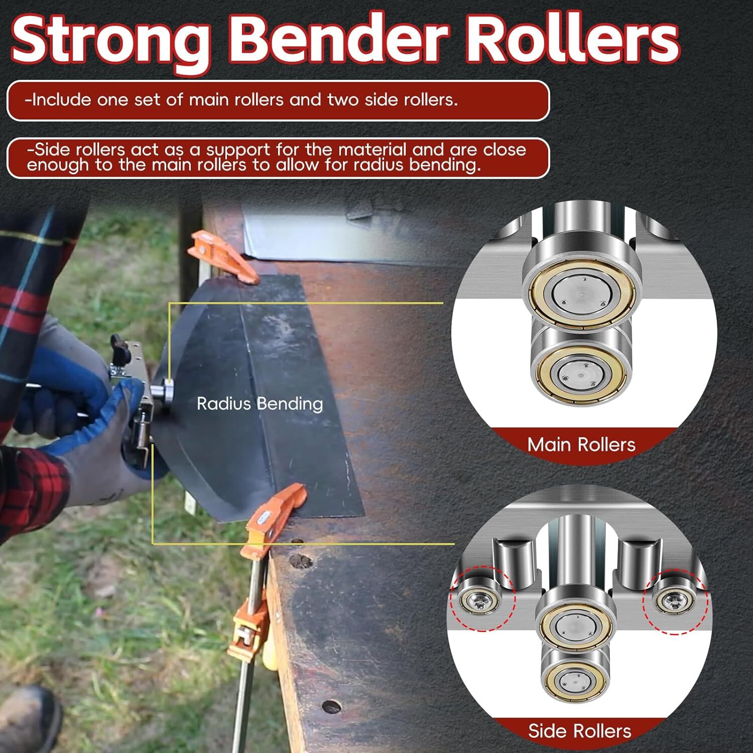 2204 Uni Bender Sheet Metal Bending Tool, Adjustable Bend Height From 3/8″ to 8″