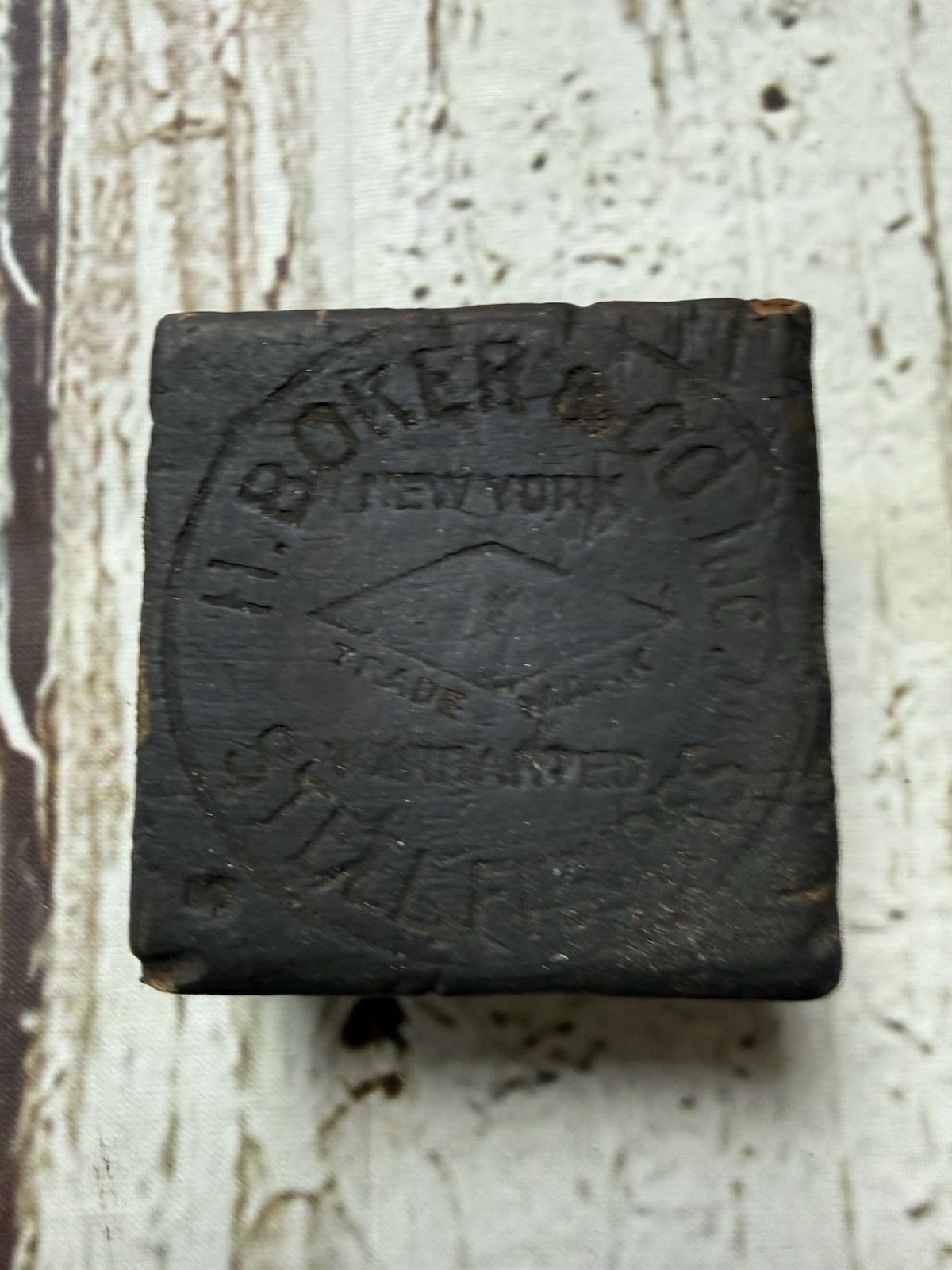 Antique Steel Figures Numbers Stampers Set 0-8 H. Boker & Co Complete 9 Piece