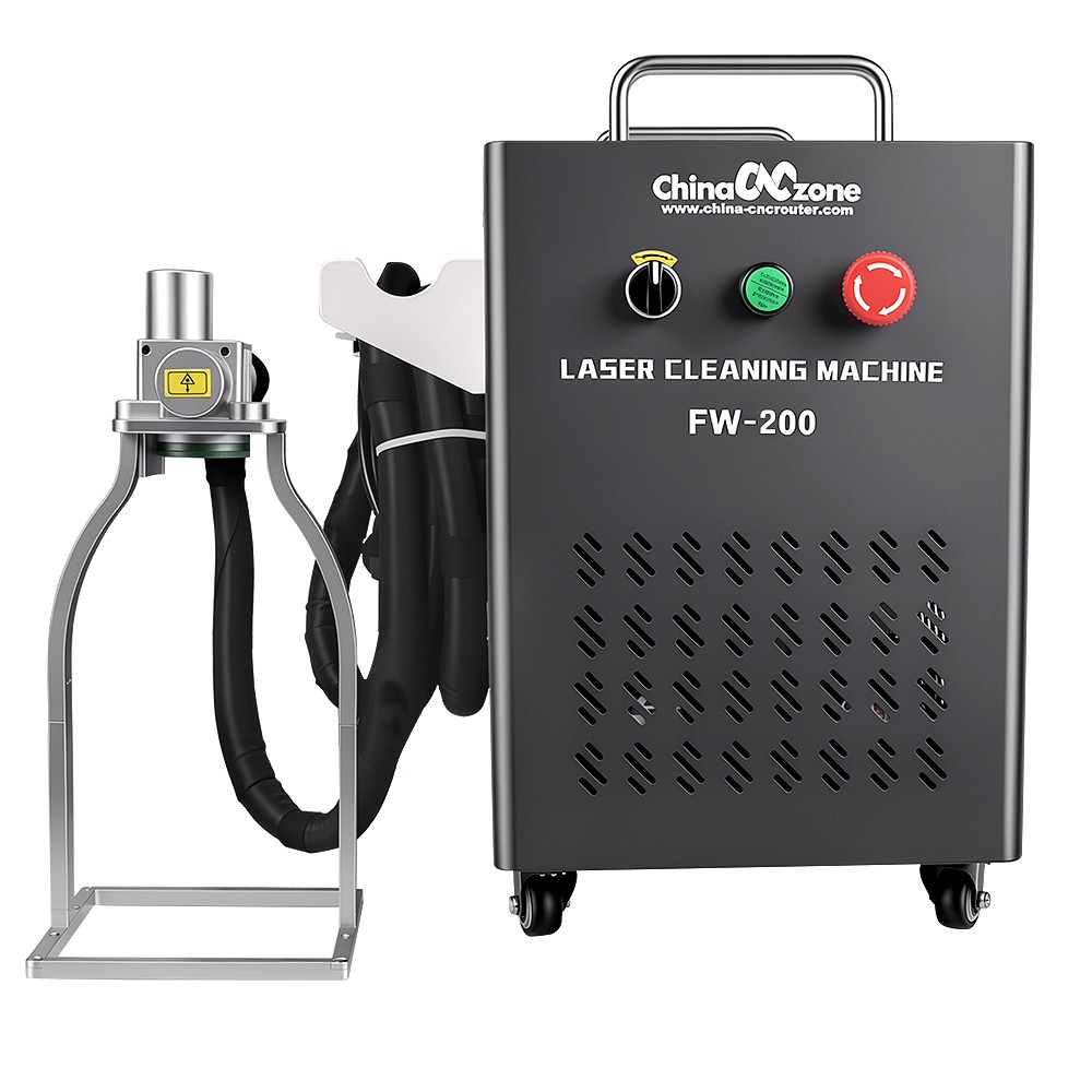 200W JPT Portable Pulse Laser Cleaning Machine Metal Rust Wood Paint Remover AU