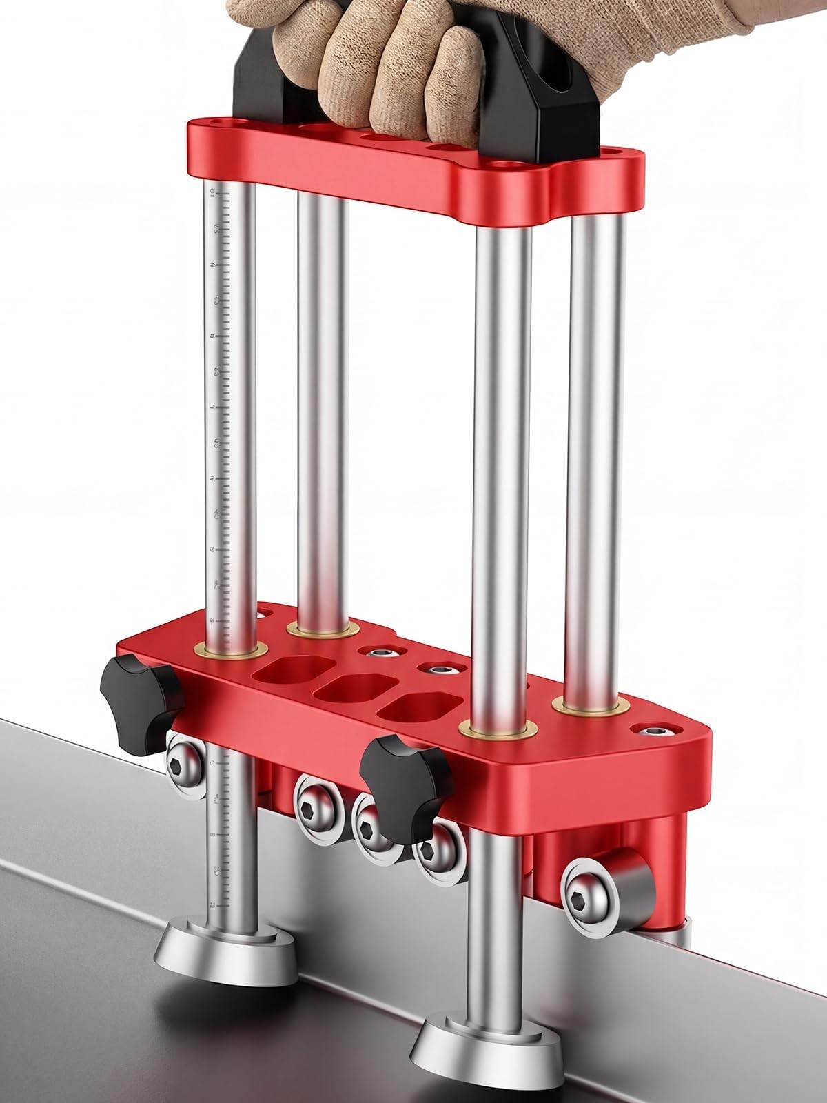 Sheet Metal Edge Bender Dual-Station Roller Tool for Roofing and Trim