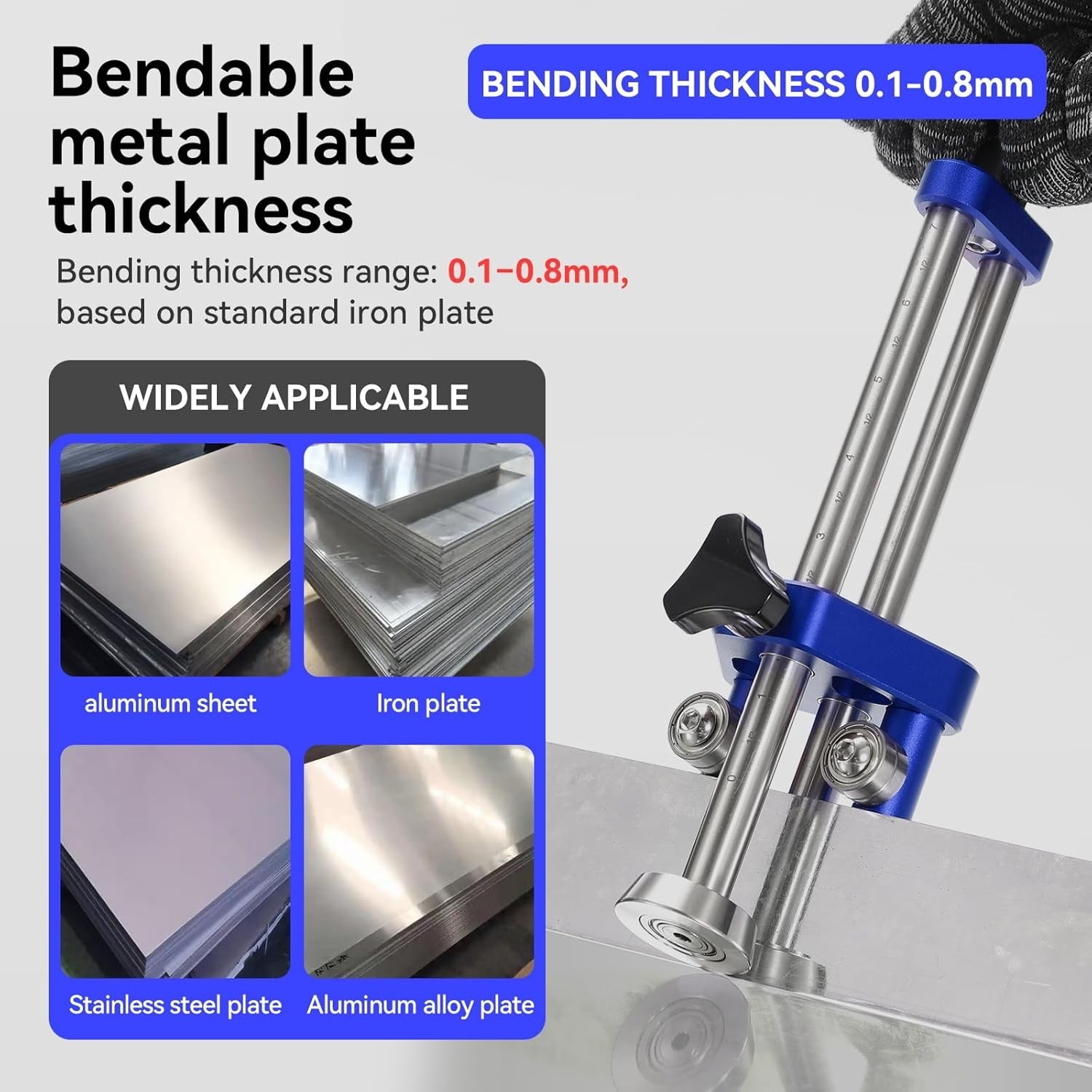 Sheet Metal Roller 1 Station Metal Bender, Metal Roofing Tools,Sheet Metal Fa…