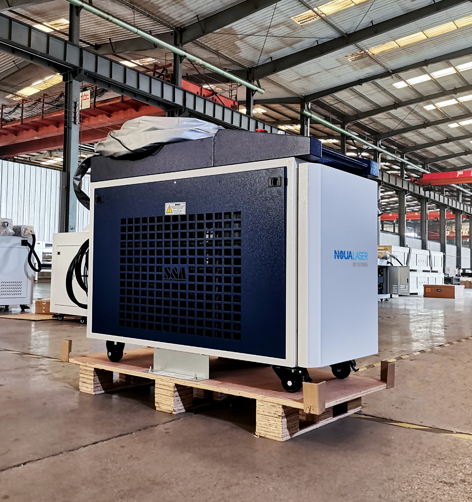 US Stock 1200W Fiber Laser Cleaning Machine Rust Remover Oil Paint Removal 300mm