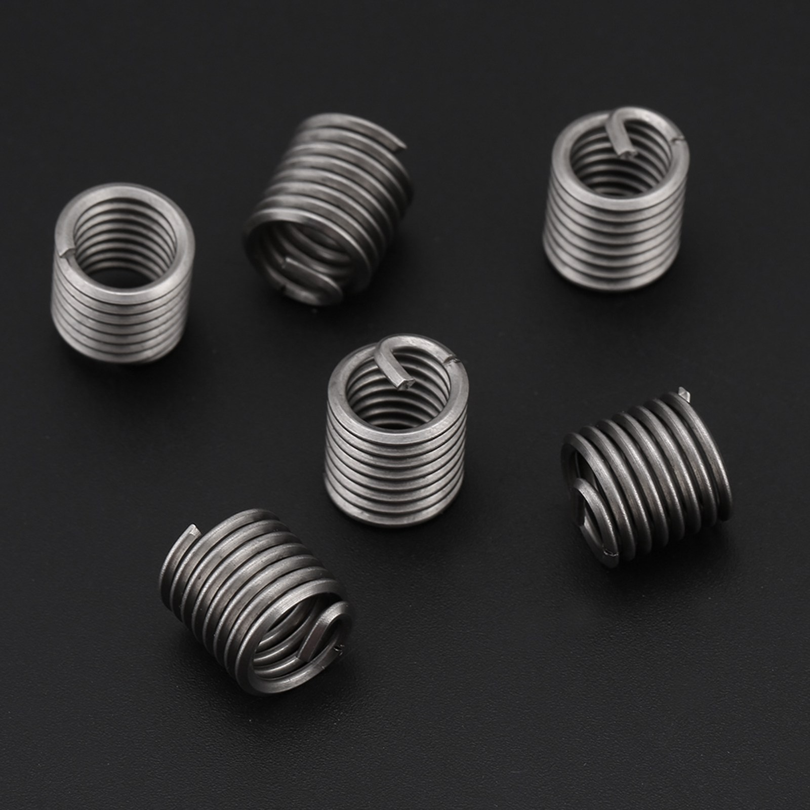 60pcs 304 Stainless Steel Wire Screw Sleeve Thread Repair Insert Assortment Kit