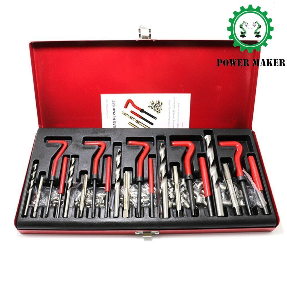 131 pieces of threaded repair kit engine block repair M5/6 /8 /10 /12 car repair