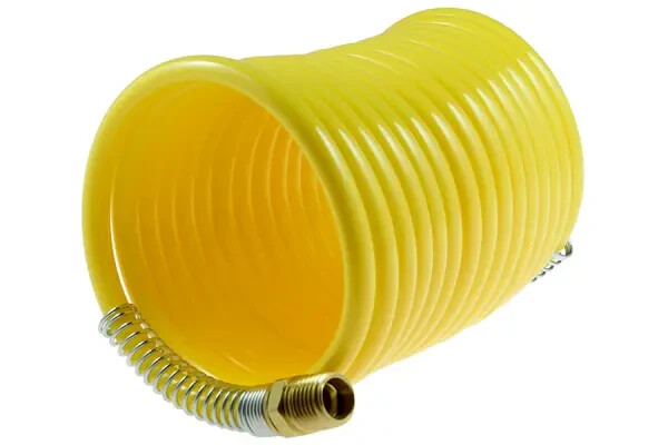 Coilhose N14-50A 1/4″ x 50′ Self-Storing Nylon Air Hose w/Rigid & Swivel Fitting