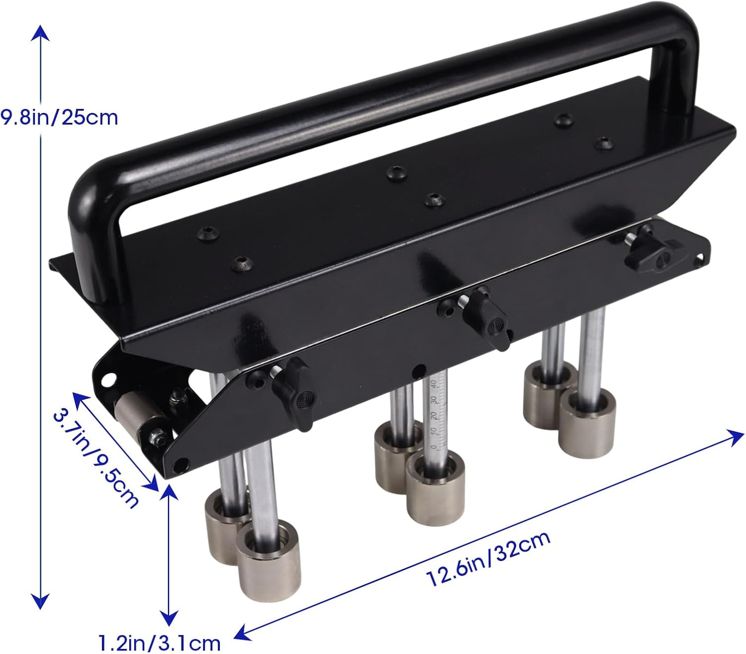 3-Station Edge Roller Bender, 0-90° Adjustable Sheet Metal Roofing Bending Tool,