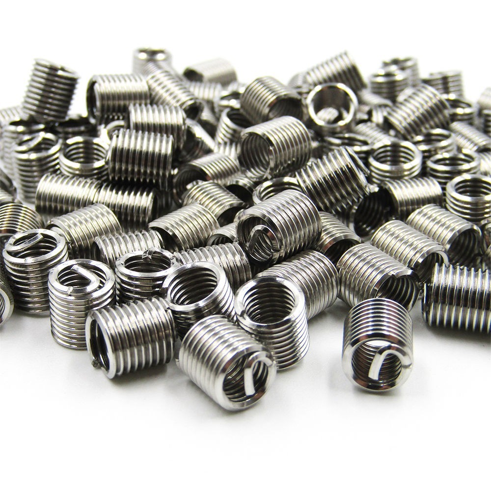 50PC 304-Stainless Steel M6 X 1.0 1.5D Insert Length Helicoil Wire Thread Insert