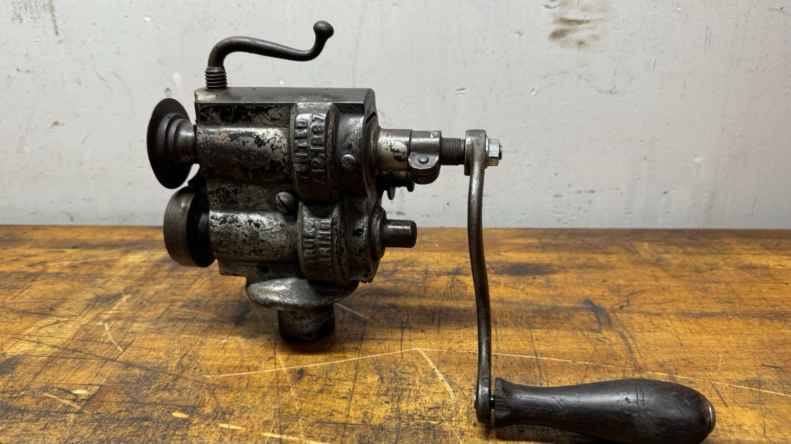 Pexto Niagara Bead Roller Machine Hand Crank Sheet Metal Fabrication