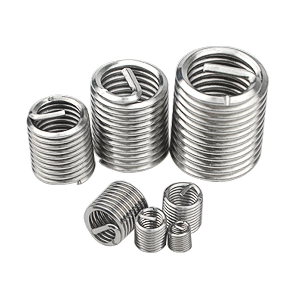 120pcs M3 M4 M 5 M6 M8 M10 M12 Wire Thread Inserts Steel Sheath Helicoil Type Sc