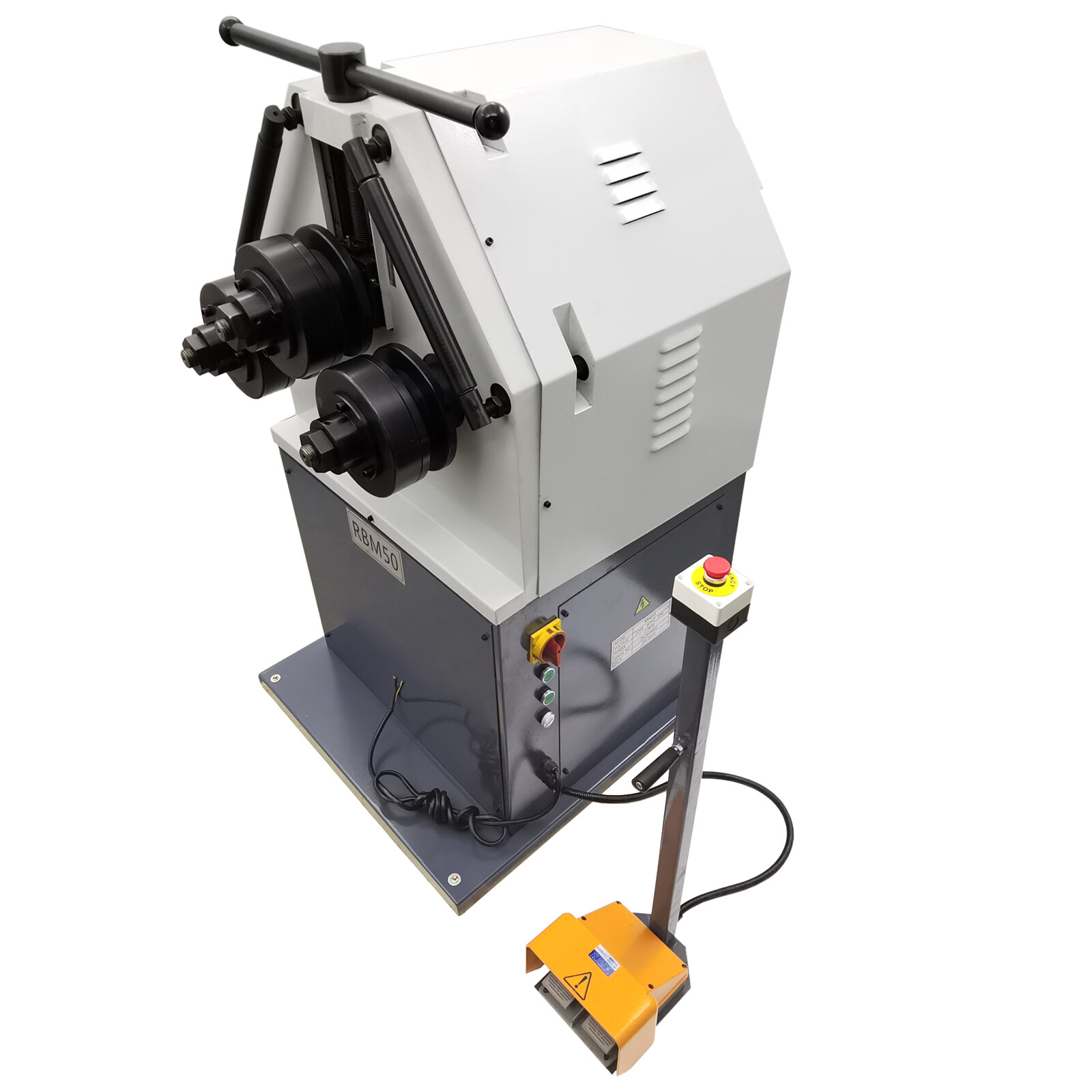Electric Hydraulic Steel Pipe Pinch Roll Machine Tube Roll Bender 220V 1-Phase