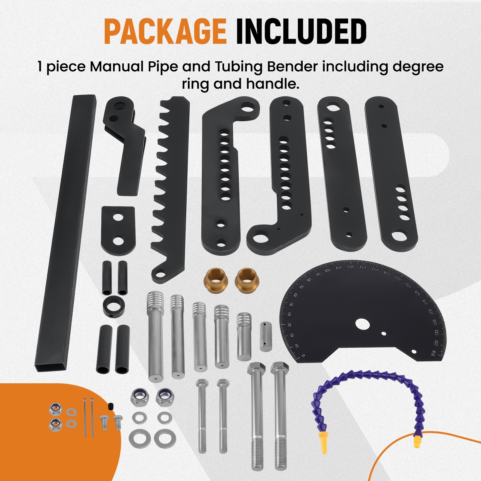 Steel Black Oxide Coating Manual Pipe and Tube Bender Ratcheting style new