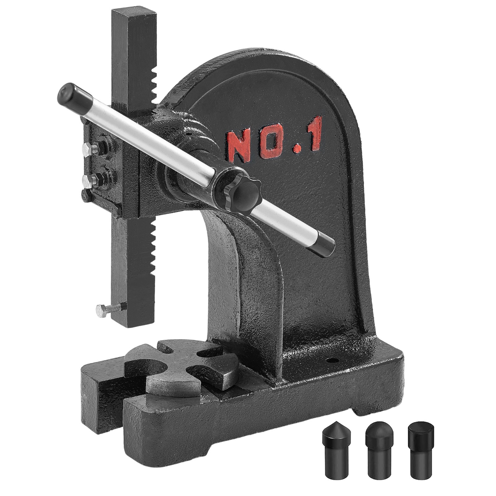 Uimoso Arbor Press 1 Ton Manual Desktop Press Lever Mountable Bearings Cast Iron