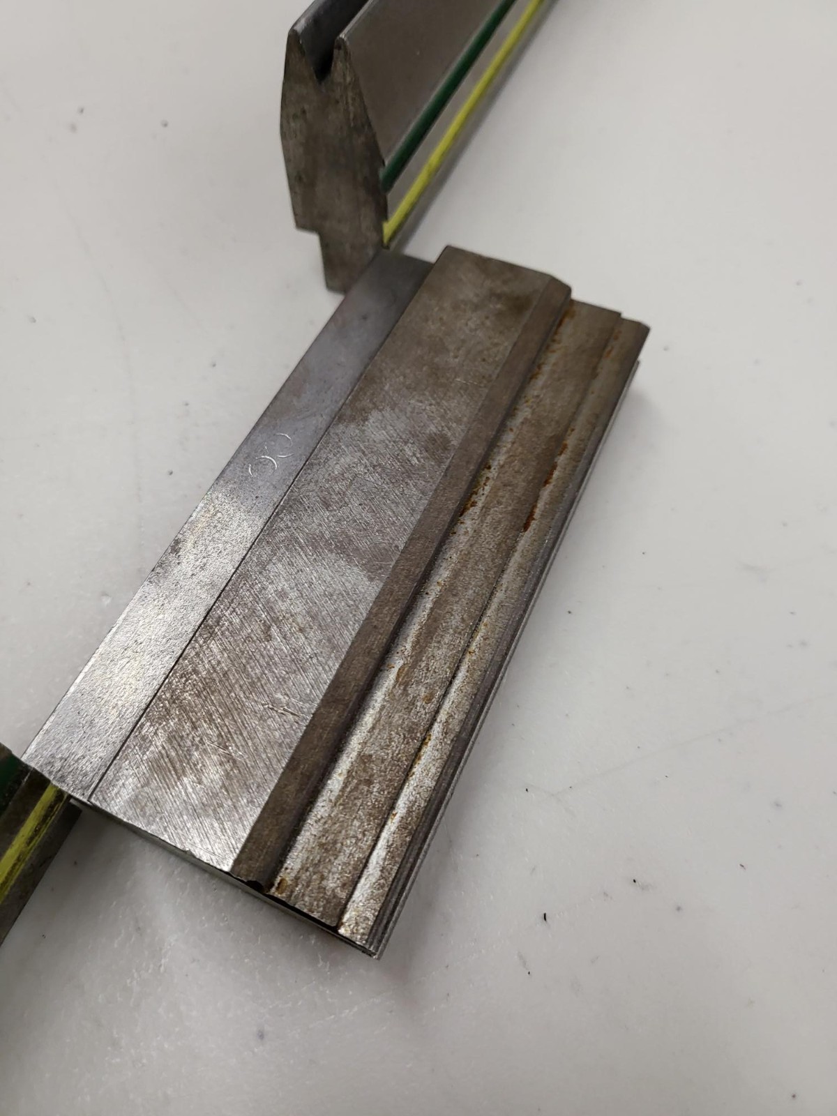 Press Brake Tooling Acute V Die 3/8″ Open at 23″ Long section SEE NOTES BTB2