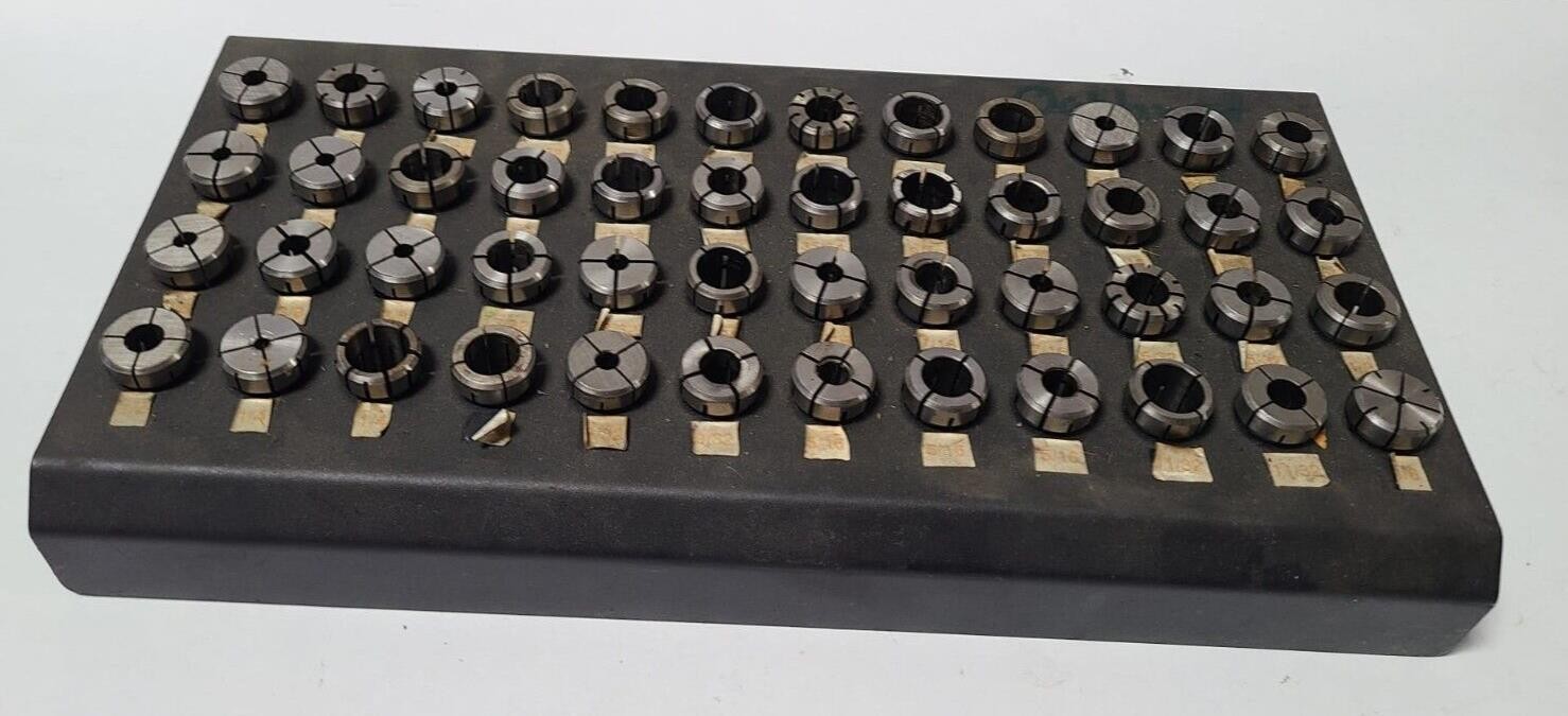 Lot of 48 Pcs DA180 HSS High Speed Steel Collet 180DA Some are ERICKSON