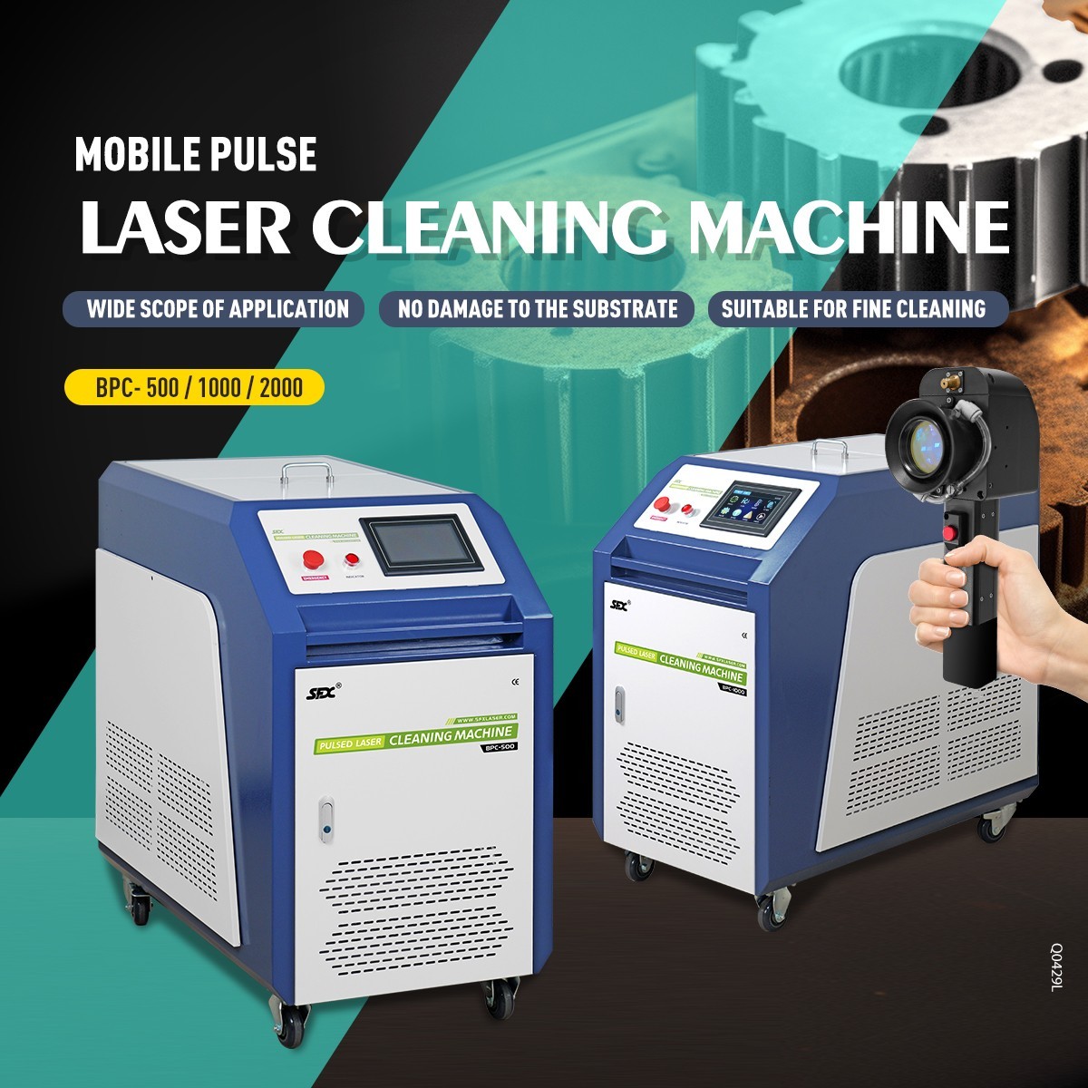 SFX 2000W Pulse Laser Cleaning Machine Rust Laser Paint Oxide Removal Cleaner