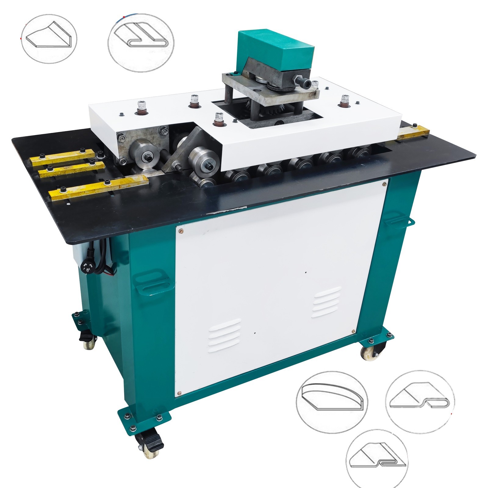 INTBUYING 220V Seam Lock Forming Machine undercut Machine Sheet Metal Seamer