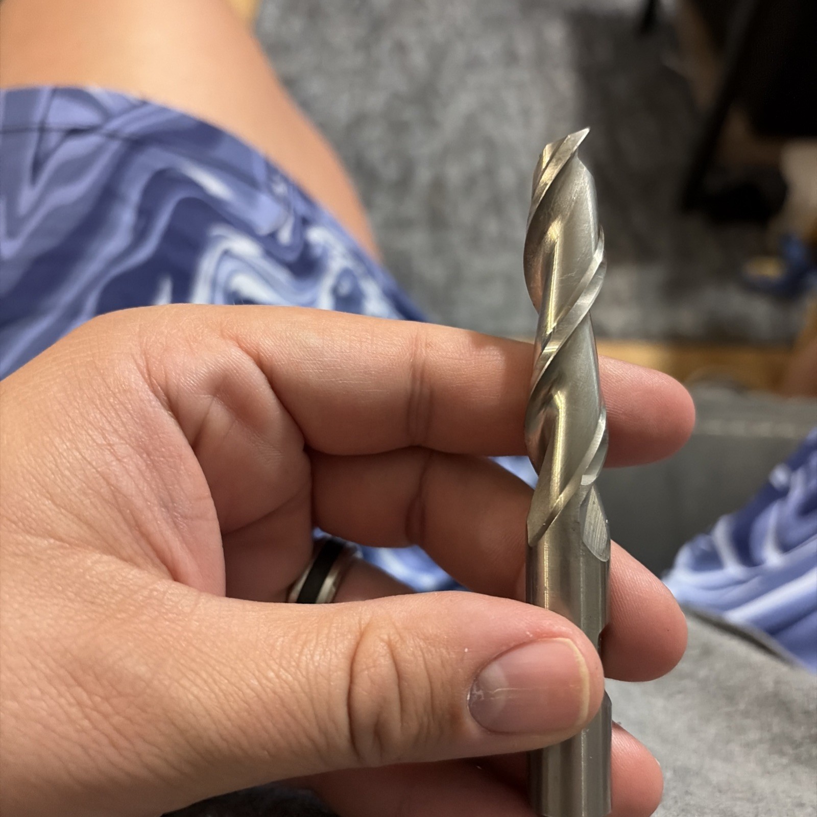 NIAGARA N92162 2-Flute High Speed Steel High Helix Single End Mill for Aluminum