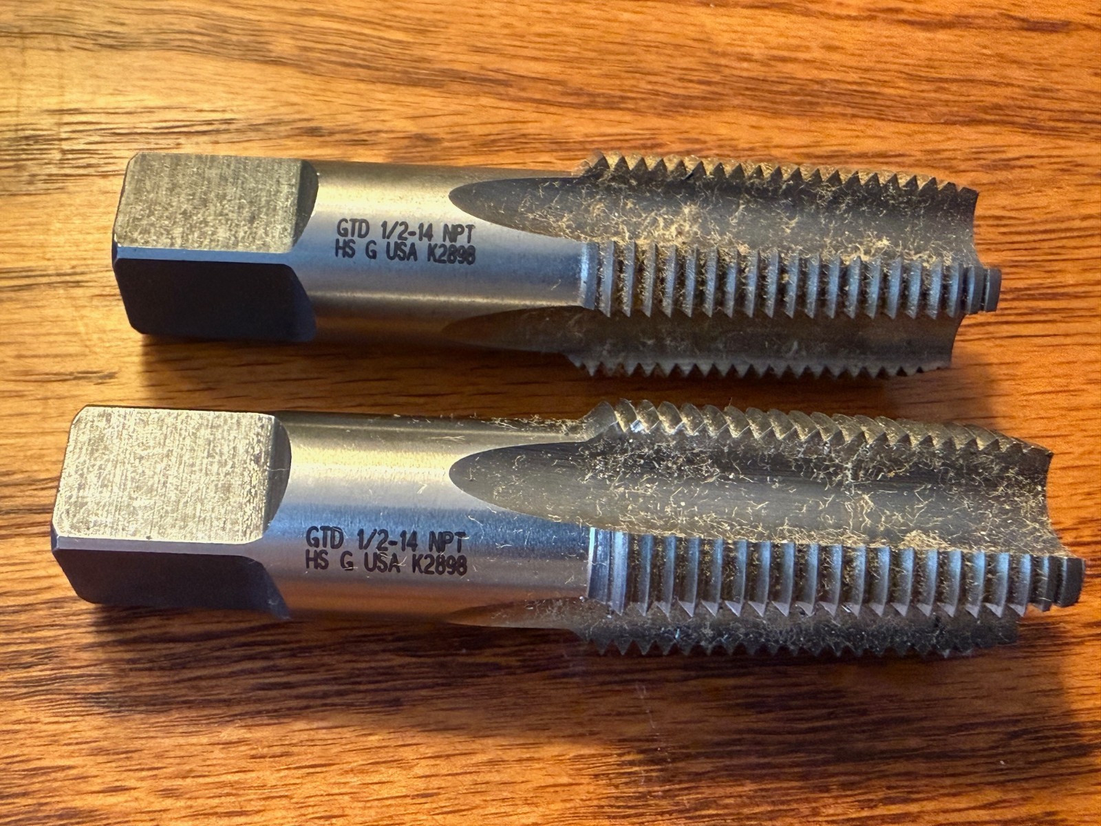 Greenfield GTD 1/2 – 14 NPT Pipe Tap Made in the USA, Qty 2 …. ITEM# 556