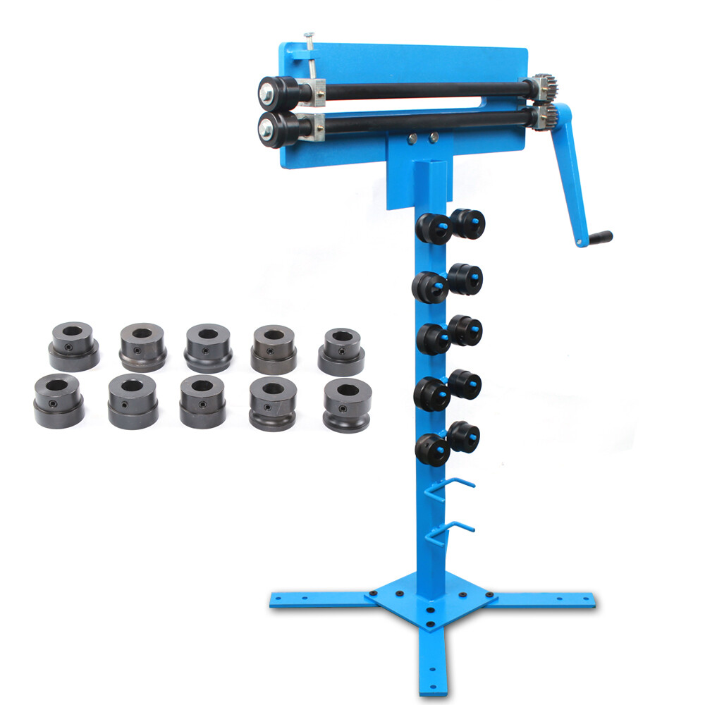 1.2mm Sheet Metal Bead Roller Bending Machine with 6 Dies Set Manual Bead Roller