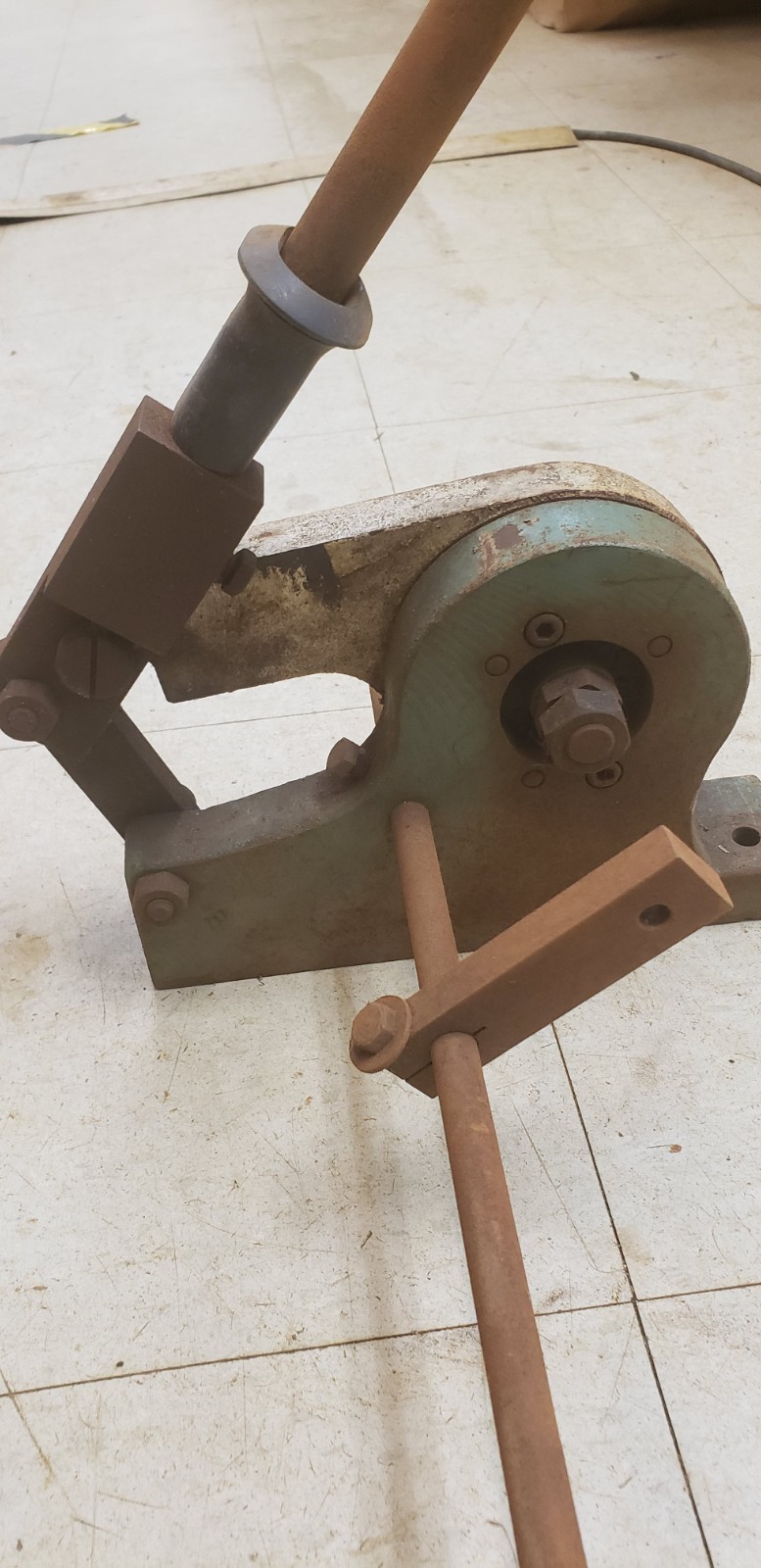 DiAcro #2 Rod Parter, Rod Shear 5/8″ Capacity Works fine Incl. orig. stop