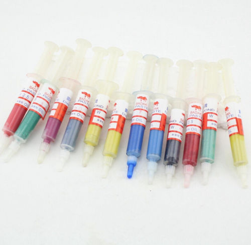 Industrial 12-pack of diamond polishing paste compound syringes 0.5-40 micron pa