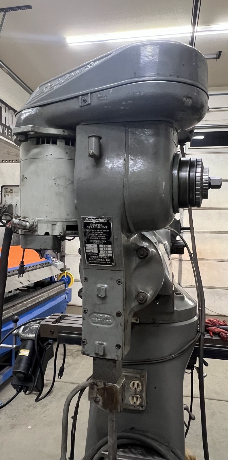 Bridgeport E Slotting / Shaping Attachment