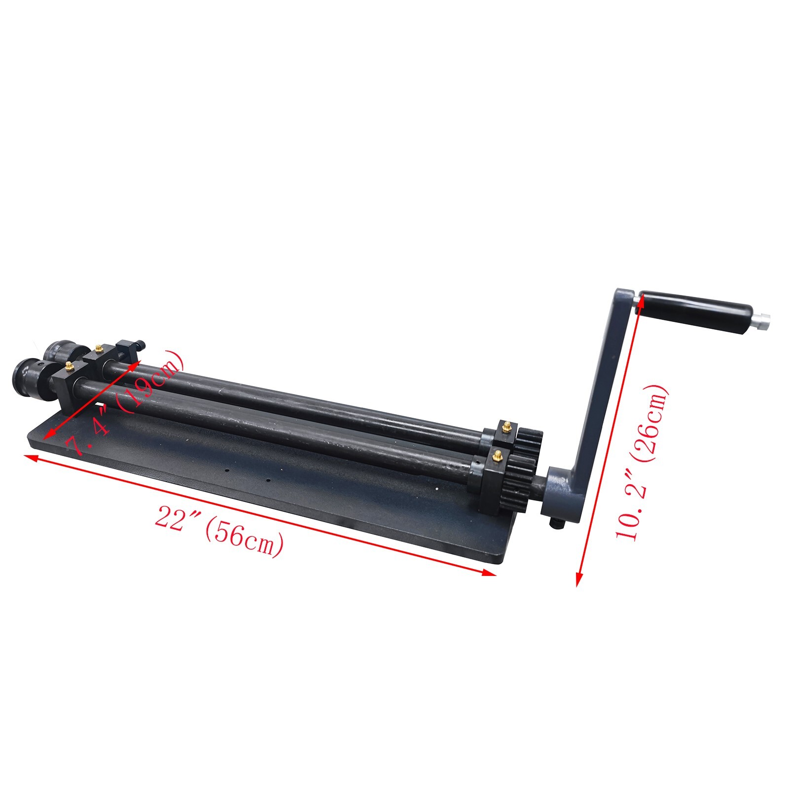 Hand Winding Machine Black Manual Edging Metal Bead Roller Create Channels 18Ga.
