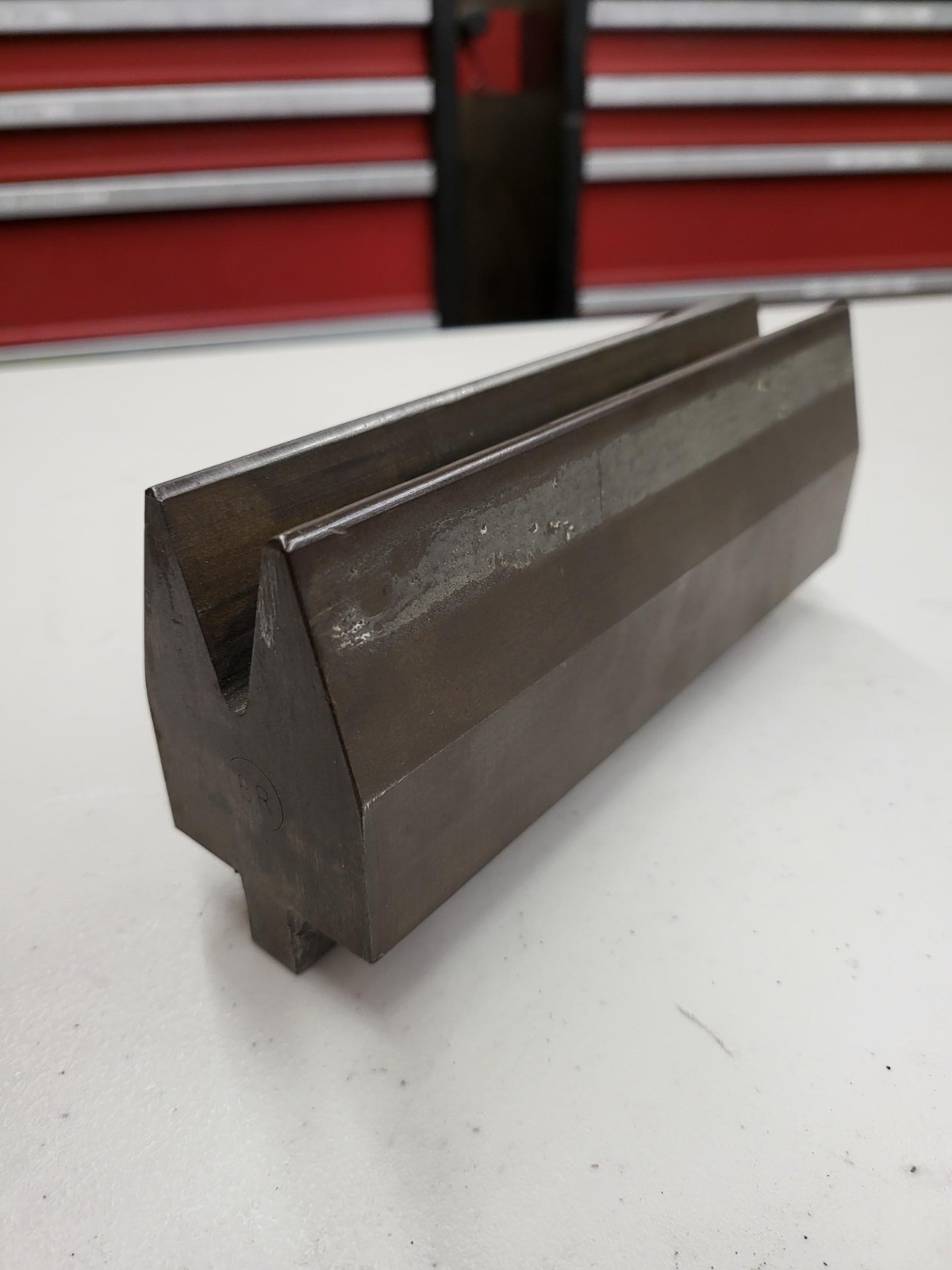 7.5″ Long Press Brake Tooling Acute V Die 1″ Opening 3.25″ Tall BTB2